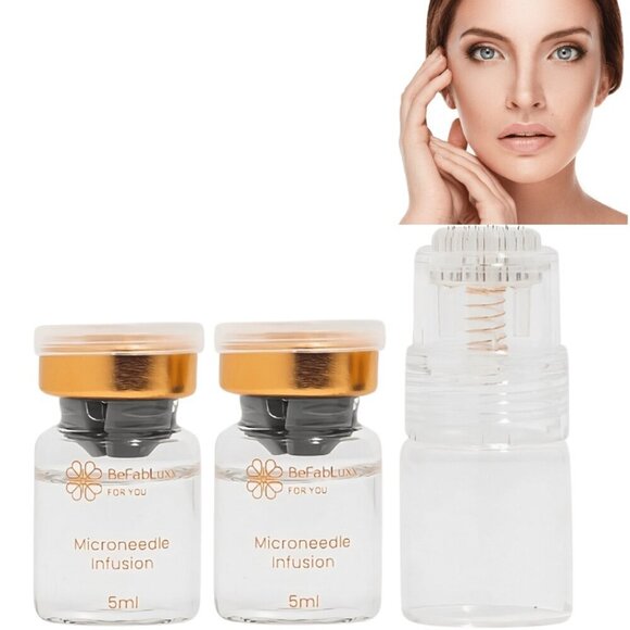 Micro-Infusion System Face, Lips (1Micro Tool + 2Serums) Antiaging Derma Stamp - Picture 6 of 10